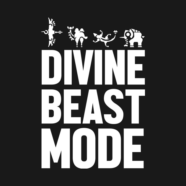 Disover Divine Beast Mode (white) - Zelda - T-Shirt