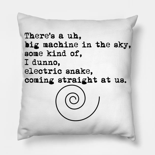 Electric snake Pillow by stefy