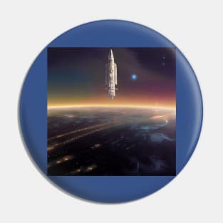 Interplanetary Spaceport Pin