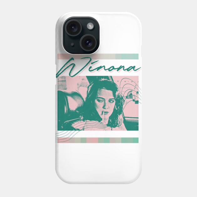 Winona Ryder  • • 1990s Aesthetic Design Phone Case by unknown_pleasures