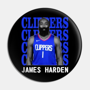 Los Angeles Clippers James Harden 1 Pin