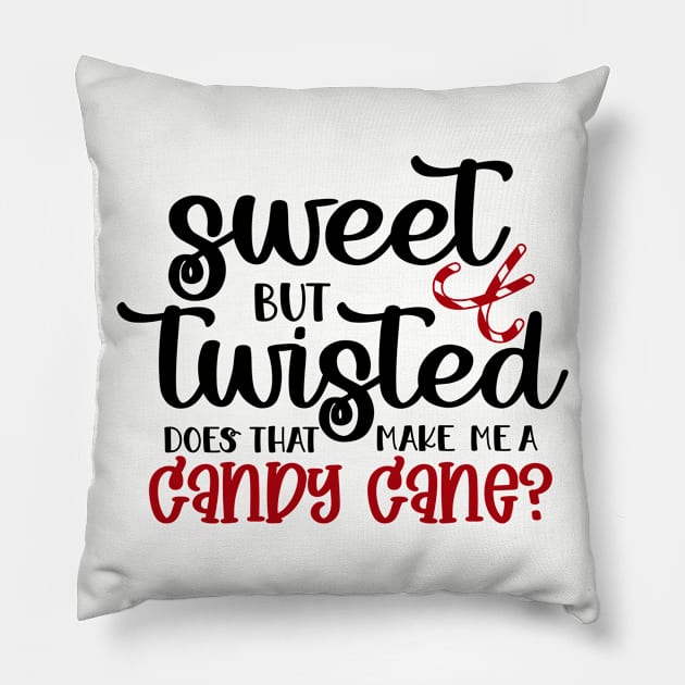 Sweet But Twisted Pillow by AnnMarie