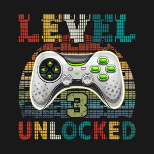 VINTAGE LEVEL 3 UNLOCKED GIFT T-Shirt