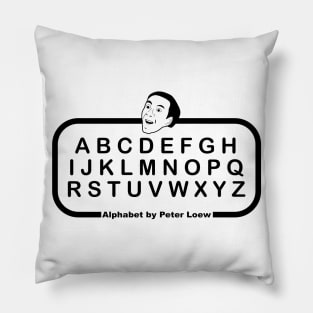 Vampire Alphabet Pillow