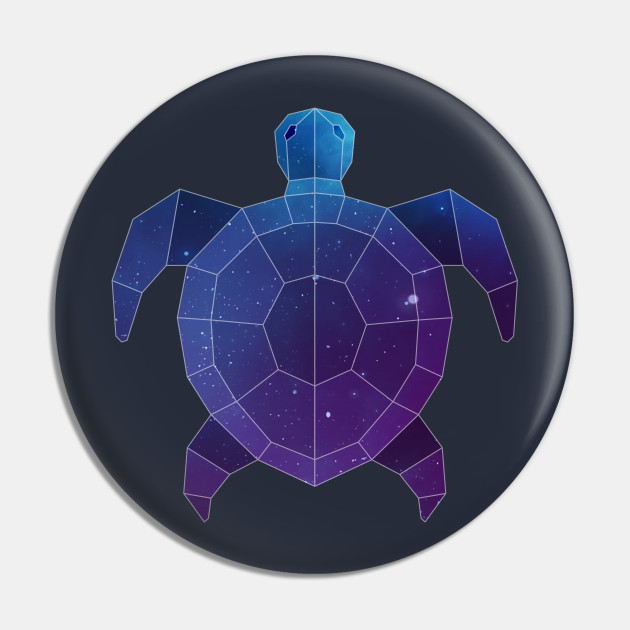 Galaxy Sea Turtle Geometric Animal - Galaxy Sea Turtle - Pin | TeePublic Galaxy Sea Turtle Geometric Animal - Galaxy Sea Turtle - Pin | TeePublic