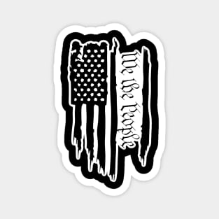 We the people tattered flag Magnet