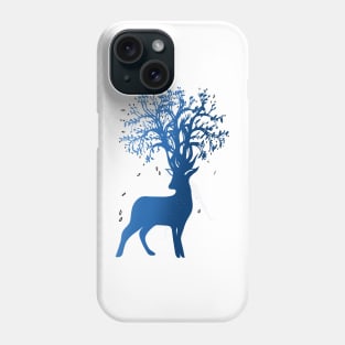 Blue Deer Phone Case