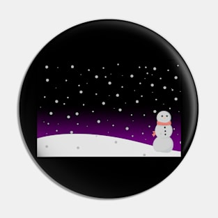 Snowman Pin