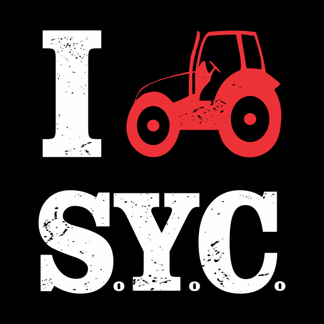 I tractor syc dark tee by CrazyCreature