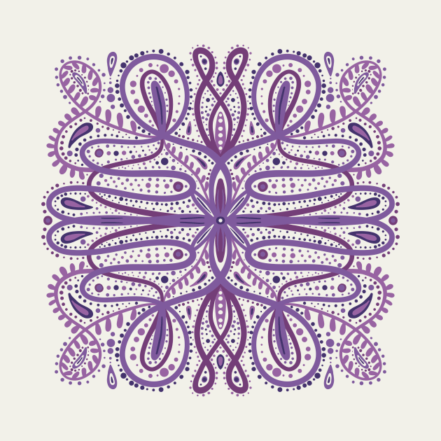 Vines & Vibes (Lovely Lavender) by Cascade Patterns