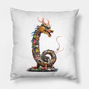 Junk Dada Dragon series v03 Pillow