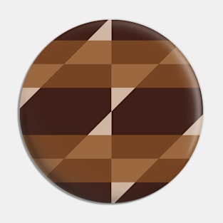 Earth Tones Geo Rhomboid Pin