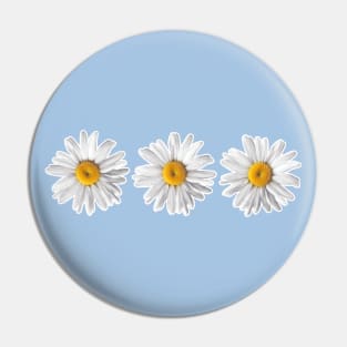 Daisy Trio Pin