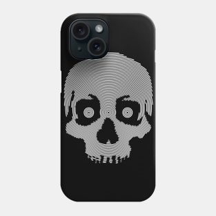 spiral skull Phone Case