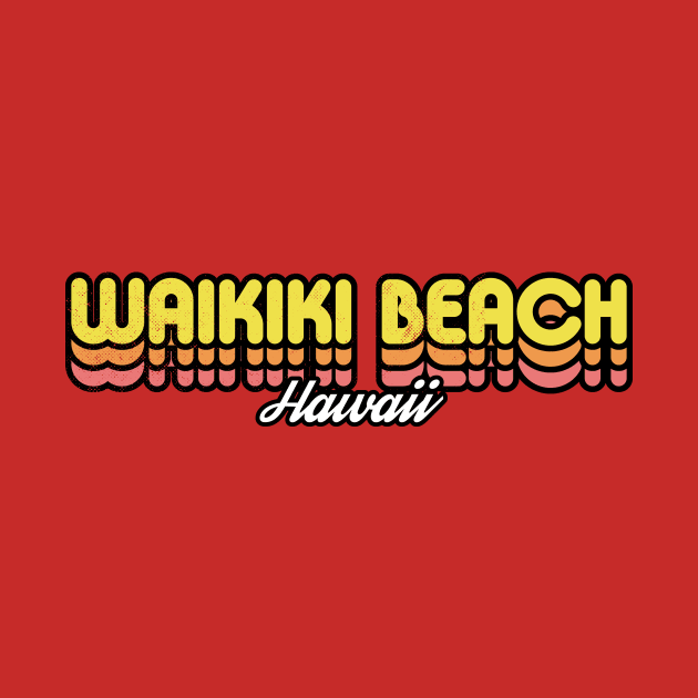 Waikiki Beach Hawaii by rojakdesigns