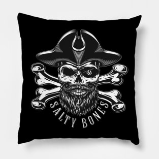 Skull Salty Bones Pillow