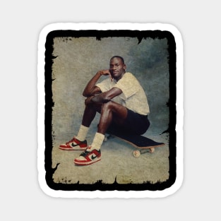 Michael Jordan in Skateboard Magnet