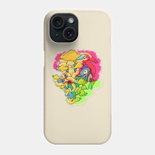 portrait of bob ross Phone Case