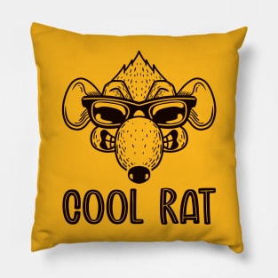 Cool Rat (Lineal) Pillow