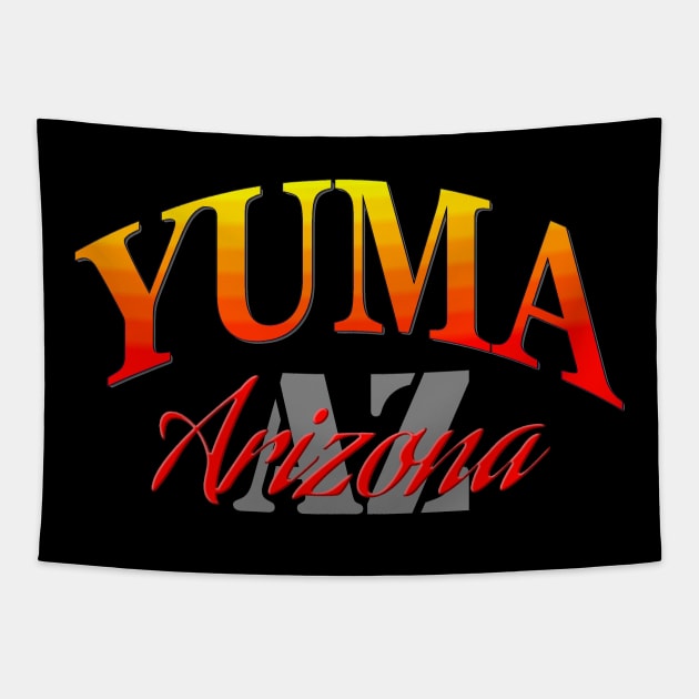 City Pride: Yuma, Arizona Tapestry by Naves