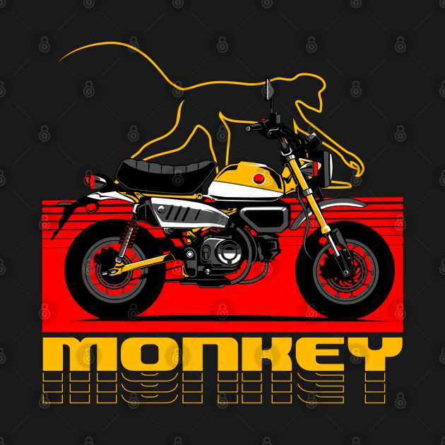 Honda Monkey Yellow by aredie19