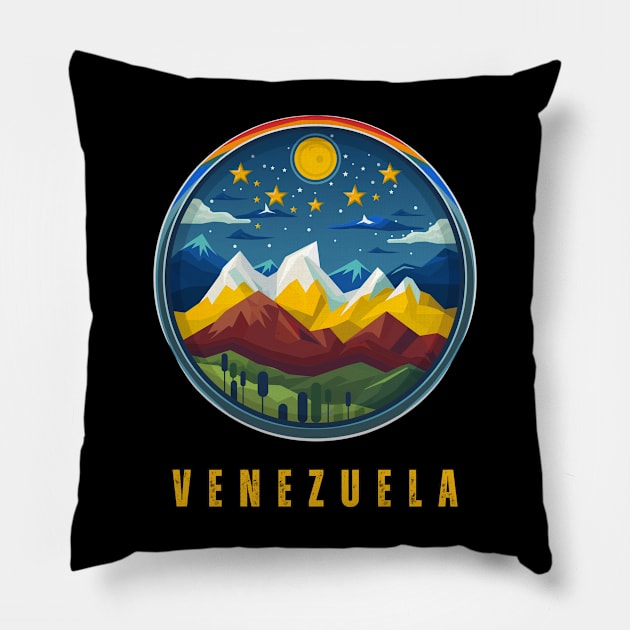 Venezuela Pillow by Mary_Momerwids