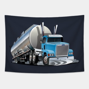 Cartoon truck Tapestry