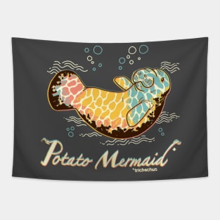 Potato Mermaid Tapestry