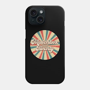 Circle Design Matchbox Proud Name Birthday 70s 80s 90s Phone Case