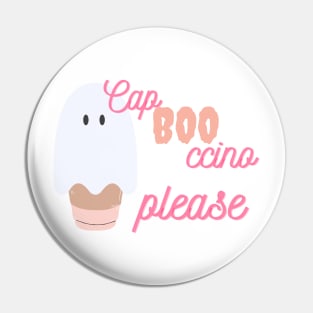 Cap boo ccino please Pin