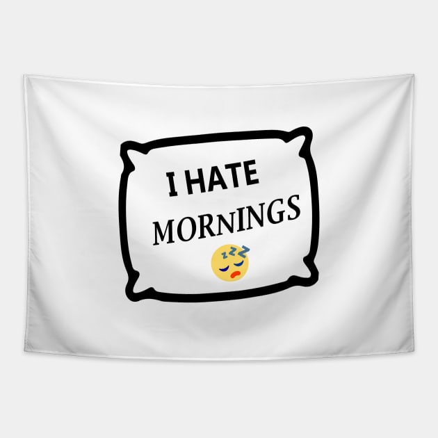 I hate mornings Tapestry by Souna's Store