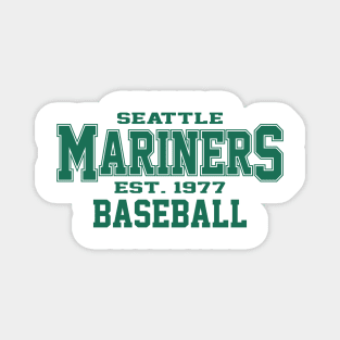 Mariners Seattle Baseball Magnet