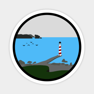 Minimalist Landscape Magnet