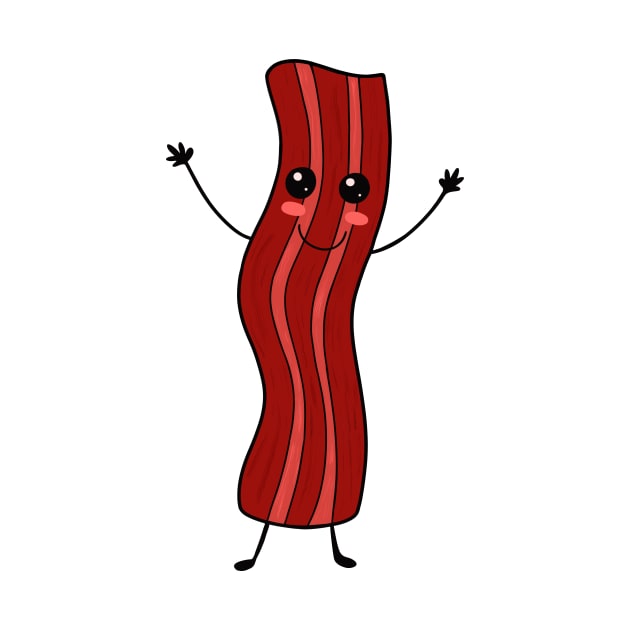 HAPPY Bacon Strip by SartorisArt1