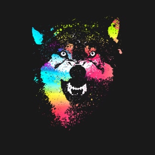 Technicolor Wolf T-Shirt