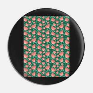 Green Spring Blossom Pattern Pin