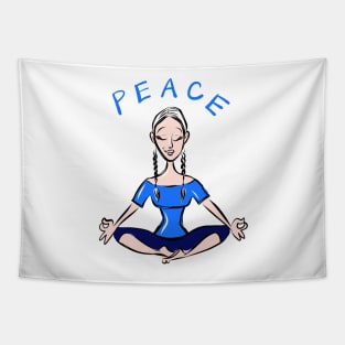 Peace in Yoga Tapestry