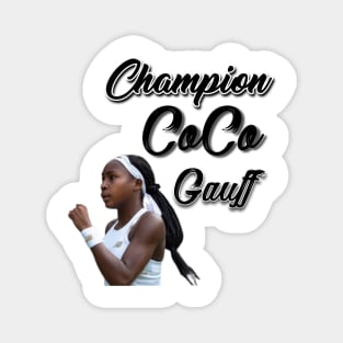 CoCo gauff Magnet