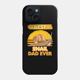 Mens Boys Snail Dad Ever Father Day Slug Snails Phone Case