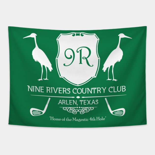 Nine Rivers Country Club Tapestry by deleriumden