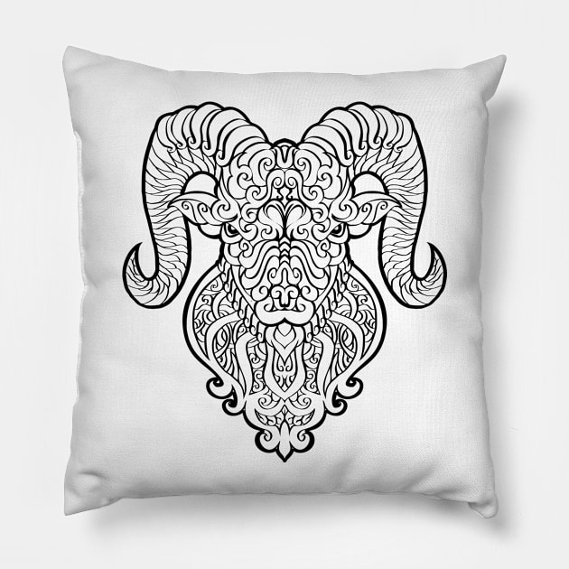 Aries Pillow by elangkarosingo