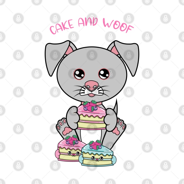 All I Need is cake and dogs, cake and dogs by JS ARTE