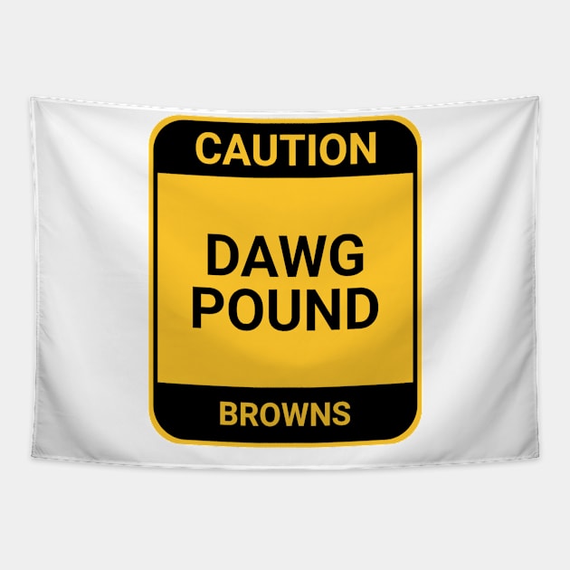 DAWG POUND Tapestry by BURN444