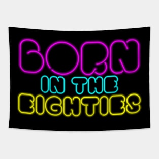 eighties neon Tapestry