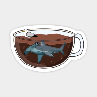 Hammerhead Shark Coffee (Jawva) Magnet