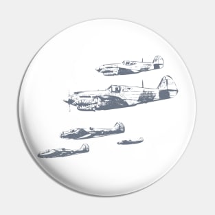 Warcraft WW2 Airplane Pin