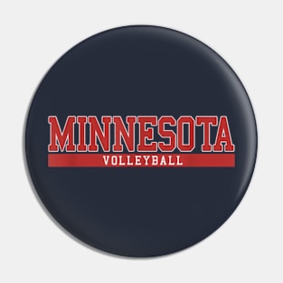 Minnesota Volleyball Pin