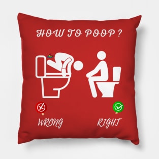 How To Poop Pillow