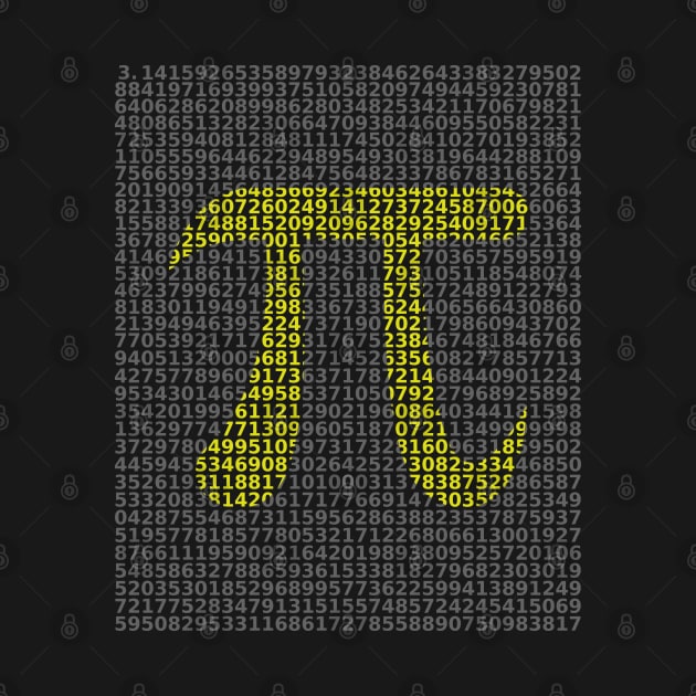 Number Pi Day T-Shirt - Funny Math Design by Bohnenkern