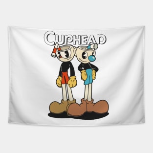 Cuphead and Mugman Tapestry